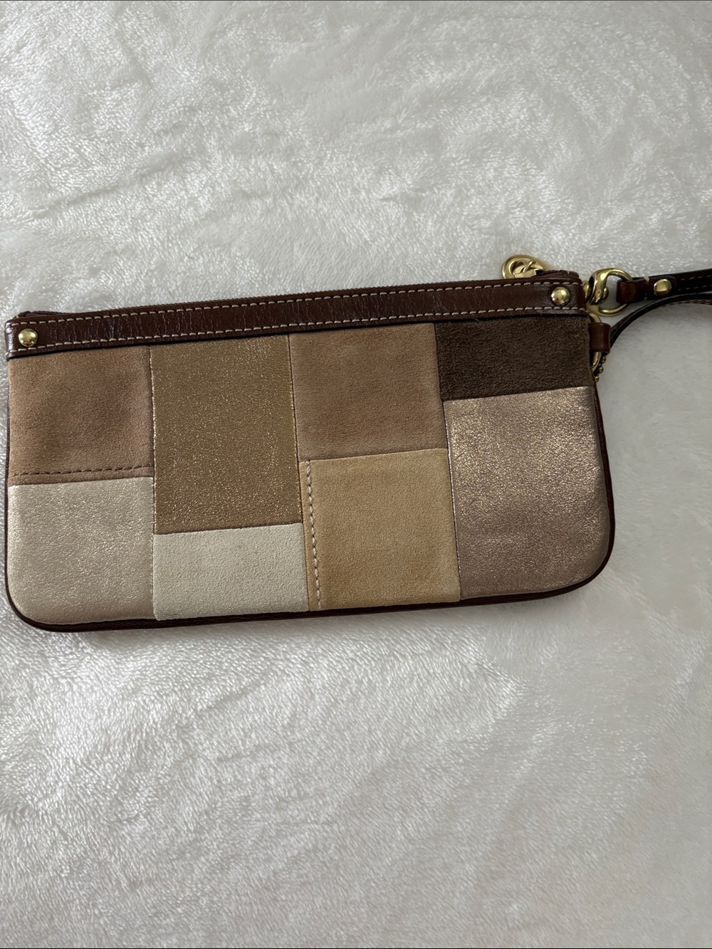 Coach Patchwork Wristlet - Picture 8 of 14